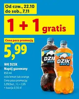 Lidl Napój gazowany WK Dzik orange oferta