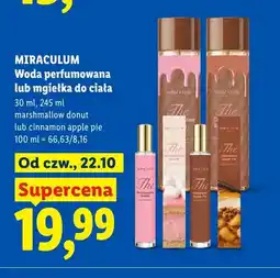 Lidl Mgiełka do ciała Miraculum Cinnamon Apple Pie oferta