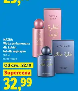 Lidl Woda perfumowana dla mężczyzn Nazra Malik oferta