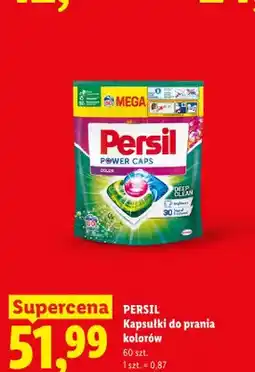 Lidl Kapsułki do prania kolorów Persil Power Caps oferta