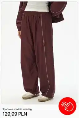 Cropp Sportowe spodnie wide leg Cropp oferta