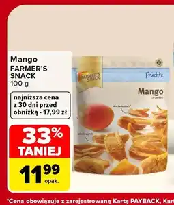 Carrefour Mango suszone Farmer's Snack oferta