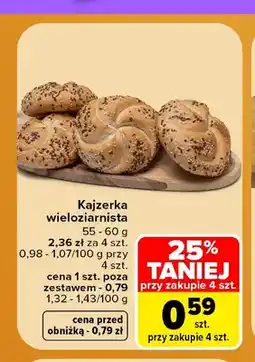 Carrefour Kajzerka wieloziarnista oferta