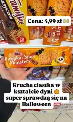 Dino Ciastka kruche Lambertz Pumpkin Spice Monsters oferta