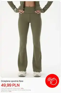 Cropp Ocieplane spodnie flare Cropp oferta