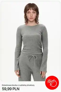 Cropp Dzianinowa bluzka z subtelną strukturą Cropp oferta