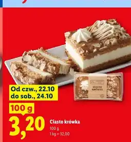 Lidl Ciasto krówka Cukiernia Lidla oferta