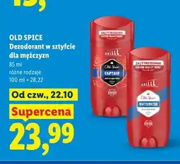 Lidl Dezodorant w sztyfcie dla mężczyzn Old Spice Captain oferta