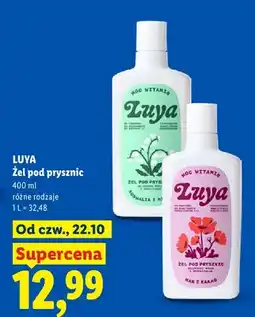 Lidl Żel pod prysznic Luya Moc Witamin Konwalia oferta