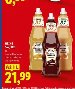 Lidl Sos XXL classic barbecue Heinz oferta