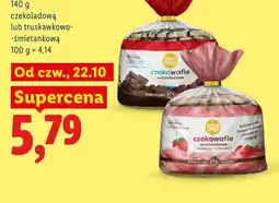 Lidl Czokowafle wielozbożowe z polewą truskawkowo-śmietankową Sunny Family oferta