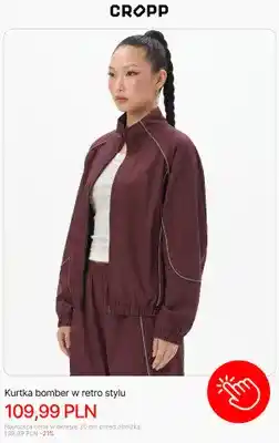 Cropp Kurtka bomber w retro stylu Cropp oferta