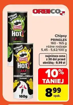 Carrefour Chipsy Pringles oferta