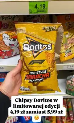 Dino Chipsy Doritos Thai Style Sriracha oferta