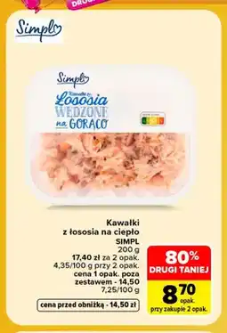 Carrefour Kawałki z łososia na ciepło Simpl oferta
