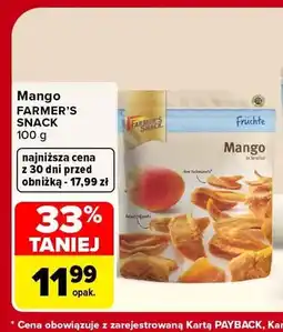 Carrefour Mango Farmer's Snack oferta