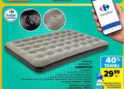 Carrefour Materac welurowy 2-osobowy Carrefour oferta