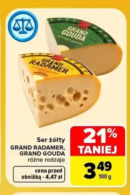 Carrefour Ser żółty Grand Radamer oferta