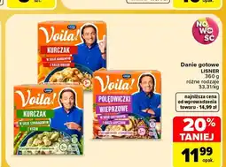 Carrefour Danie gotowe Voila! Kurczak w sosie kurkowym z kaszą bulgur Lisner oferta