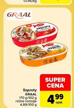 Carrefour Szproty w sosie pomidorowym Graal oferta