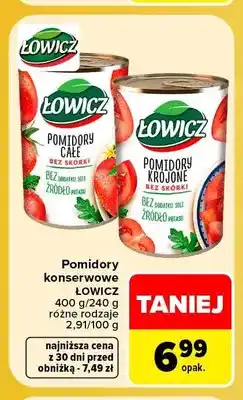 Carrefour Pomidory konserwowe Łowicz oferta
