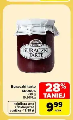 Carrefour Buraczki tarte Krokus oferta