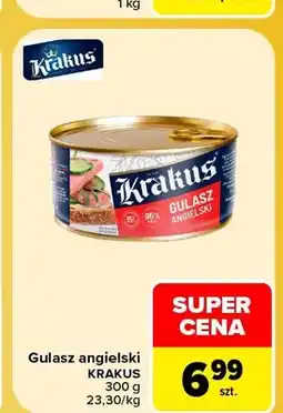 Carrefour Gulasz angielski Krakus oferta