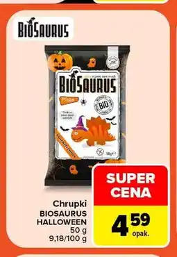 Carrefour Chrupki Biosaurus Halloween oferta
