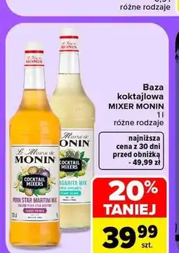 Carrefour Baza koktajlowa Mixer Margarita Monin oferta