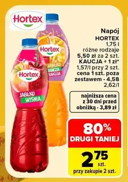 Carrefour Napój Hortex jabłko-wiśnia oferta