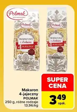 Carrefour Makaron 4-jajeczny Kluski Polmak oferta