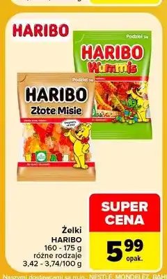 Carrefour Żelki Złote Misie Haribo oferta