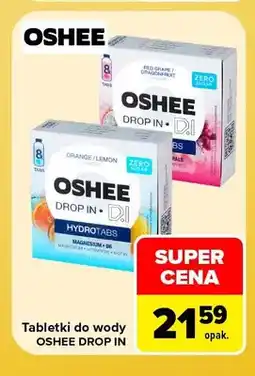 Carrefour Tabletki do wody Oshee Drop In Red Grape Dragonfruit oferta
