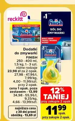 Carrefour Dodatki do zmywarki Finish oferta
