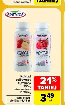 Carrefour Koktajl odżywczy truskawka-banan Piątnica oferta