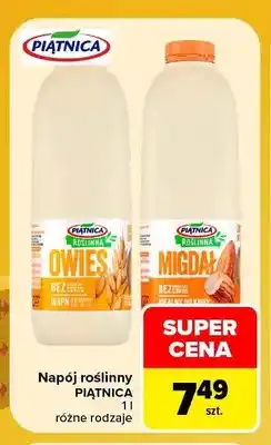 Carrefour Napój roślinny Piątnica owies oferta