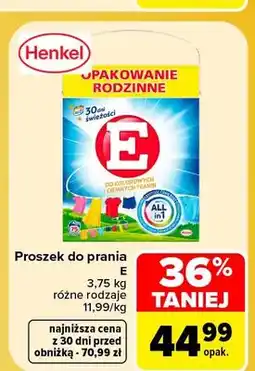 Carrefour Proszek do prania E oferta
