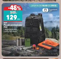 Biedronka Plecak survivalowy PS5 z wyposażeniem Setty oferta