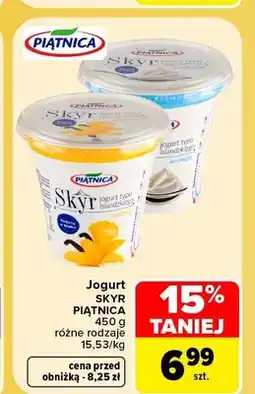 Carrefour Jogurt Skyr naturalny Piątnica oferta