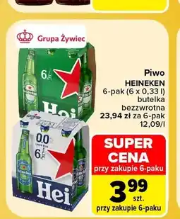Carrefour Piwo Heineken 6-pak oferta