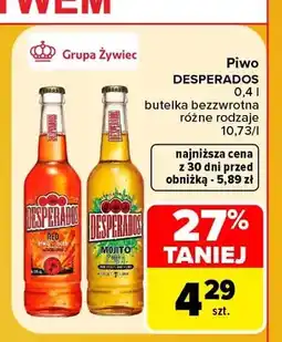 Carrefour Piwo Desperados Red oferta