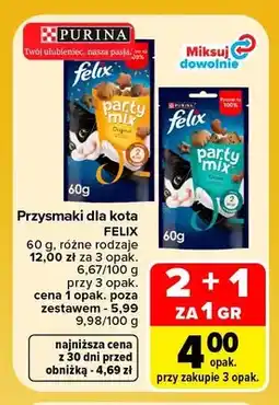 Carrefour Przysmaki dla kota Felix oferta