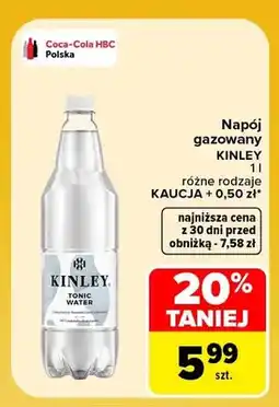 Carrefour Napój gazowany Kinley oferta