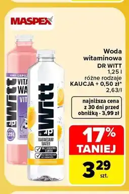 Carrefour Woda witaminowa Dr Witt oferta