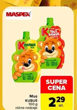Carrefour Mus Kubuś banan oferta