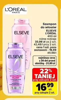 Carrefour Szampon do włosów Elseve L'Oréal oferta
