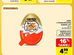 Carrefour Jajko z niespodzianką Kinder Joy oferta