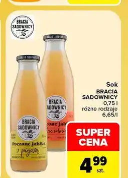 Carrefour Sok Bracia Sadownicy tłoczone jabłko z pigwą oferta