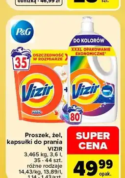 Carrefour Proszek do prania Vizir oferta