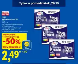 Lidl Masło Mleczna Krowa Pilos 82% oferta